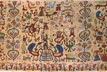 Teil einer Brautbettverzierung, von Ioannina, Ipeiros (Detail)